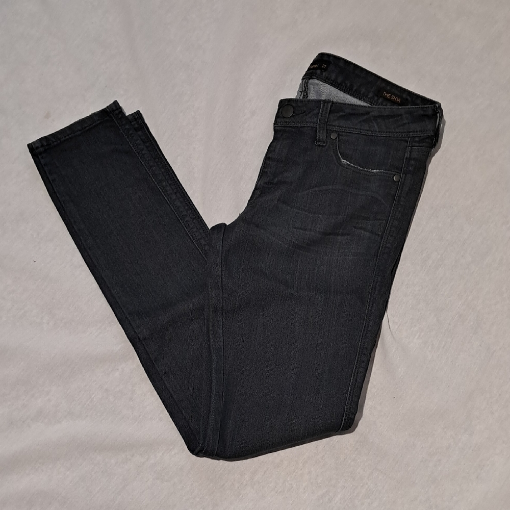 Genetic Denim The‎ Shya. Light Washed Black. Size 27. Skinny.